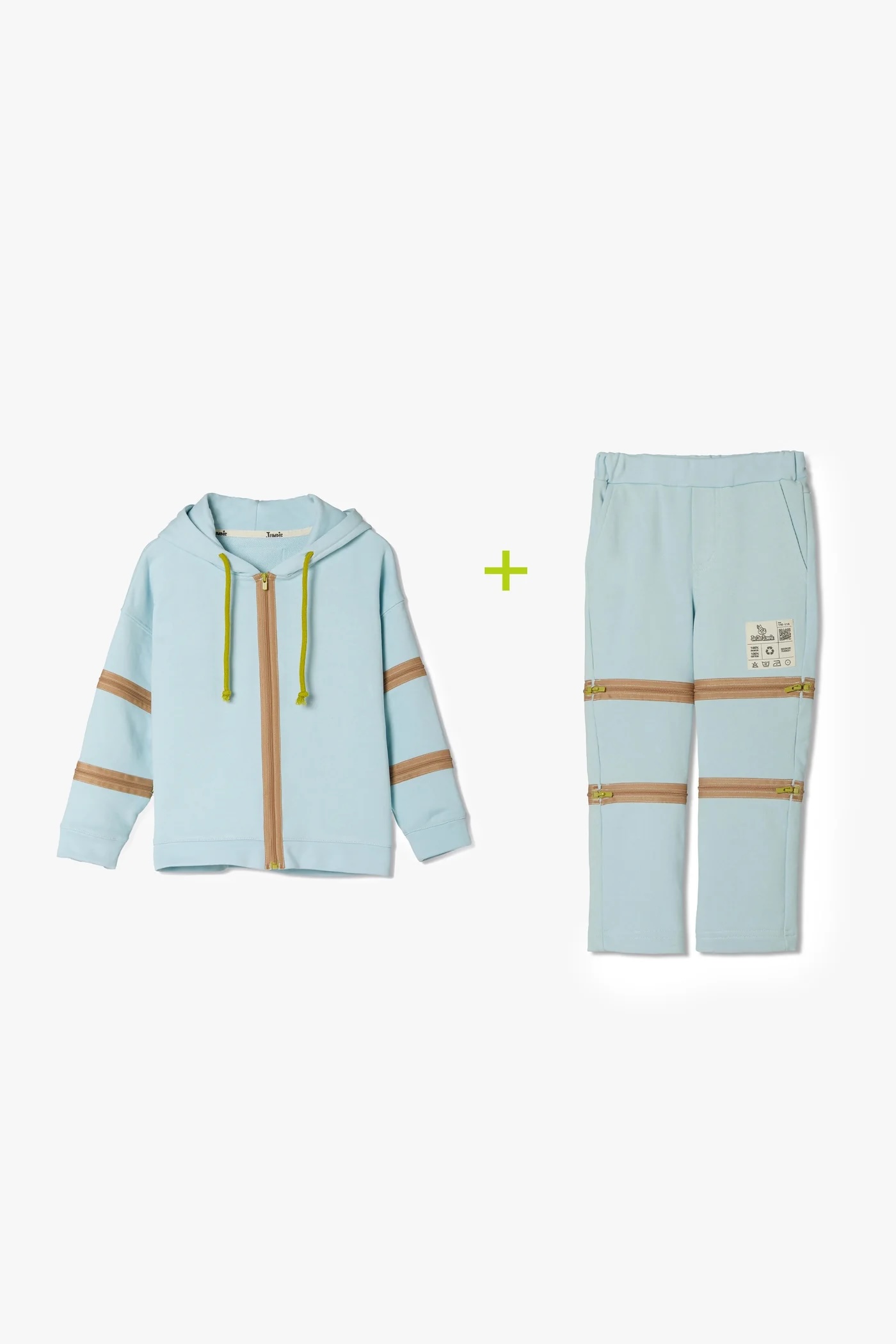 JAYJAY MAVİ HOODIE VE JOGGERS SET