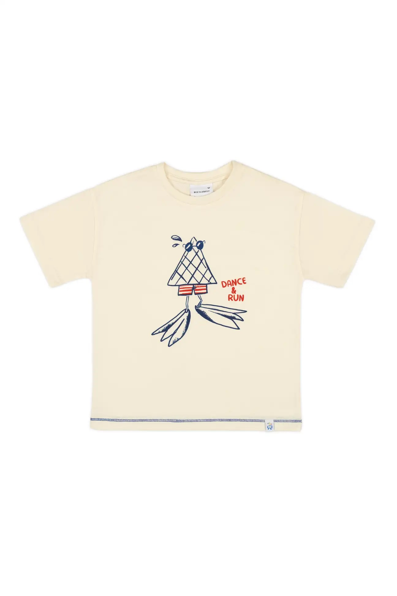 Cool Cone Crew Kısa Kollu T-Shirt - Ekru
