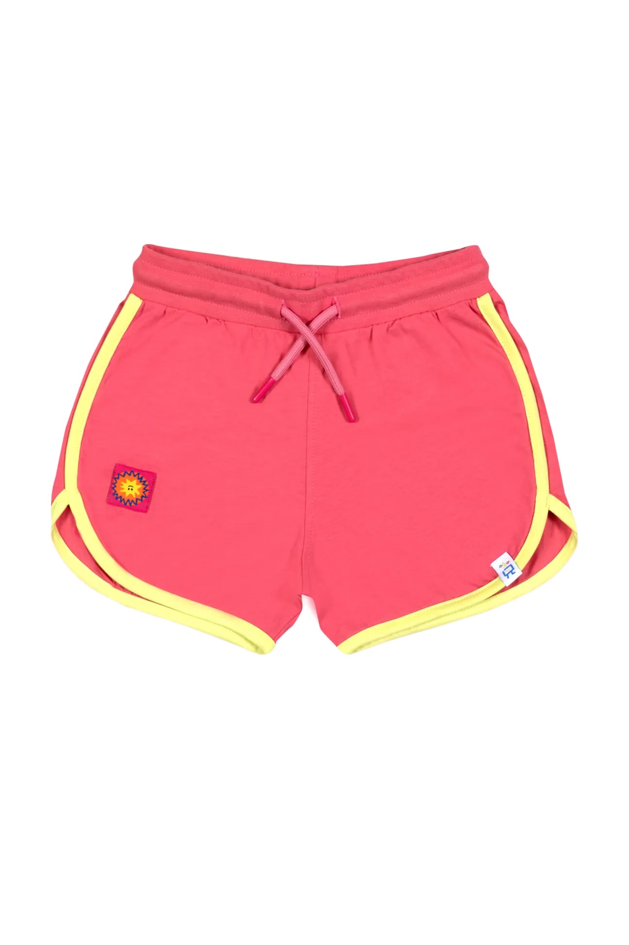 Retro Şort Pembe Lime Biyeli (Pembe Kordonlu)