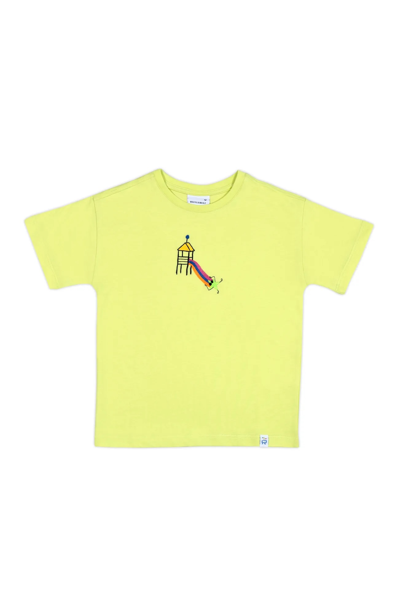 Sliding Star Oversize T-Shirt - Lime