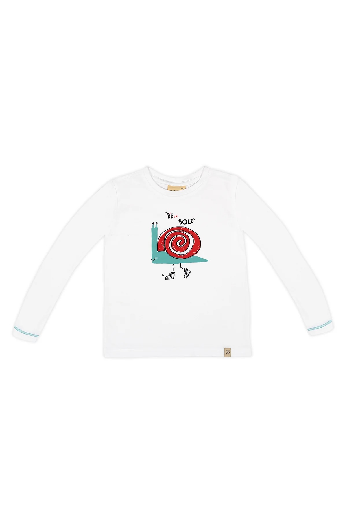 Be Bold Uzun Kollu T-Shirt - Beyaz
