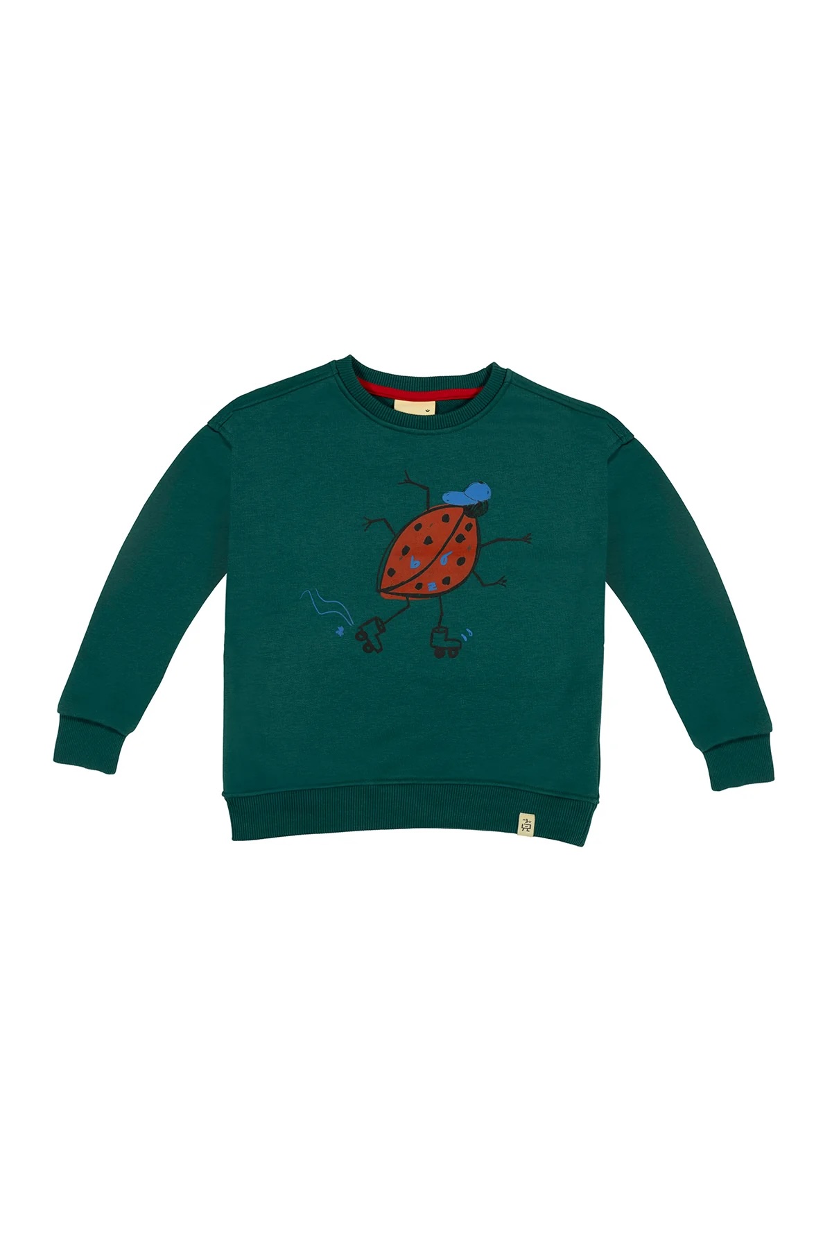 Lady Beetle Sweatshirt - Koyu Yeşil