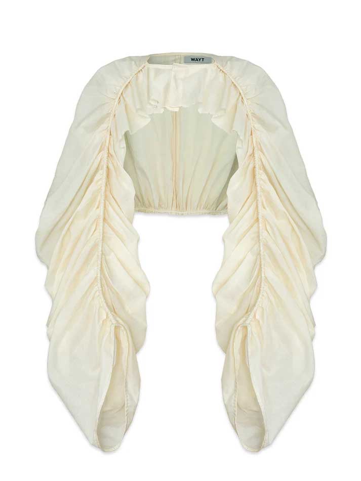 Cabriole Büzgülü Bolero