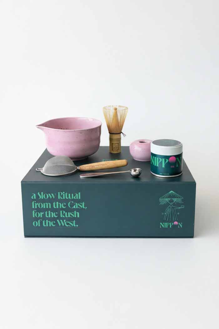 Nippon x Ritual of Matcha Set Pink