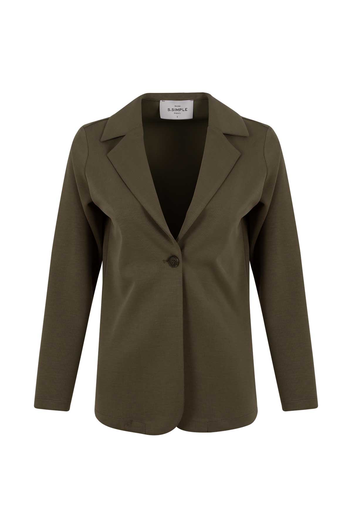 Signature Knit Haki Jacket