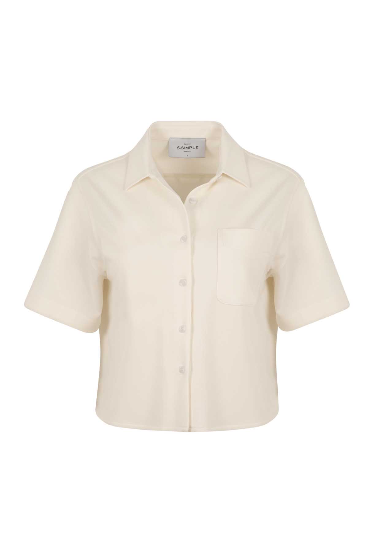 Signature Beyaz Knit Shirt
