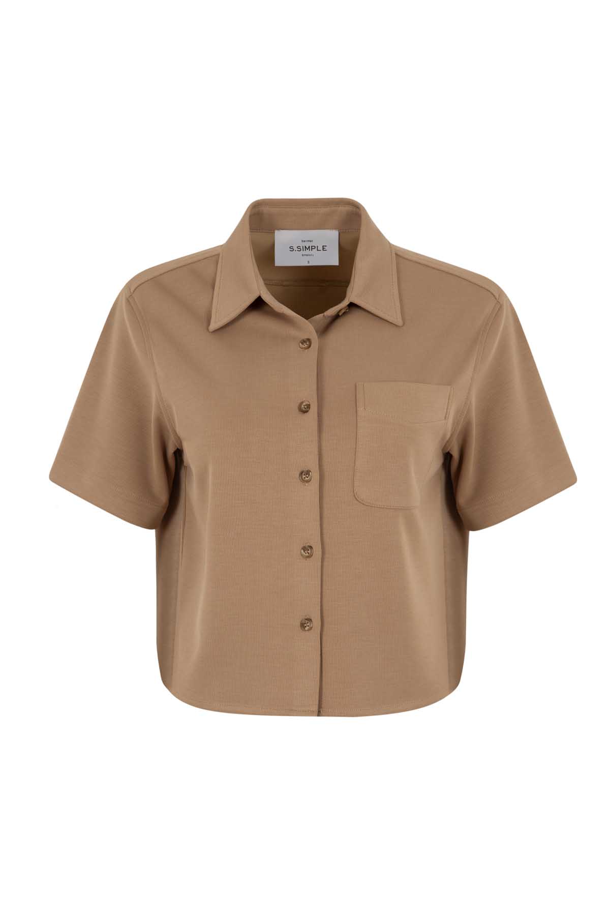 Signature Bej Knit Shirt