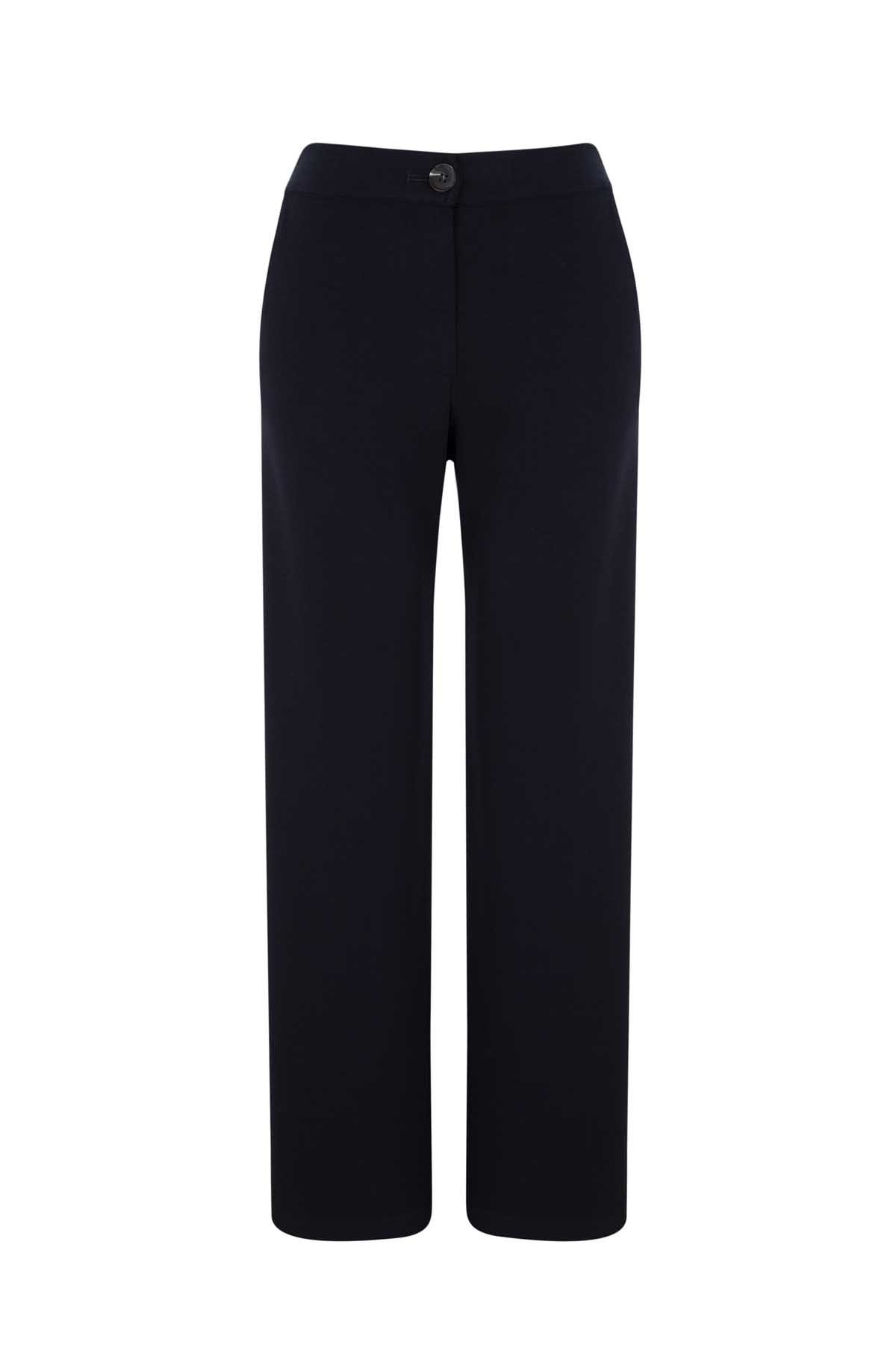Signature Lacivert Knit Pants
