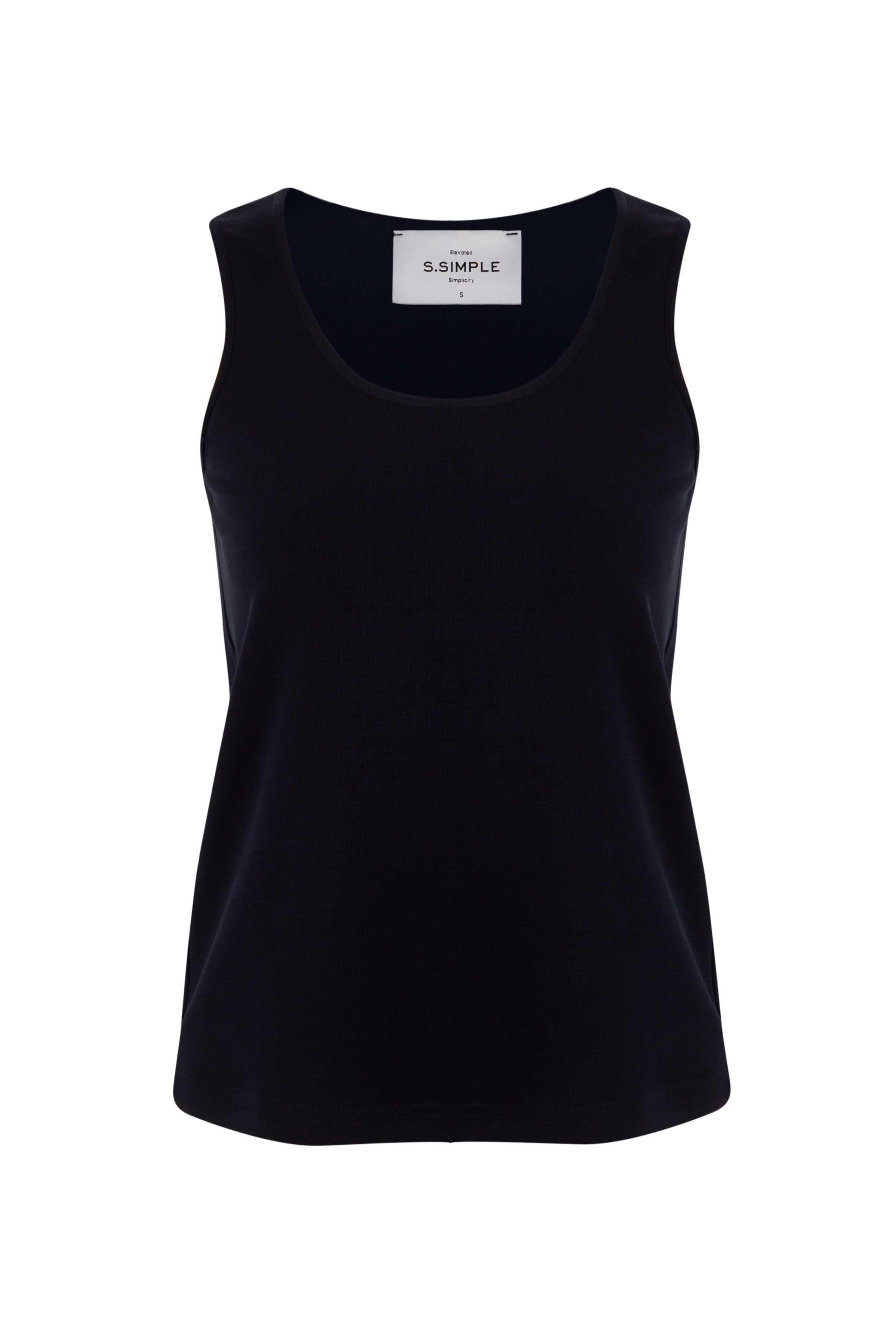 Signature Knit Lacivert Top