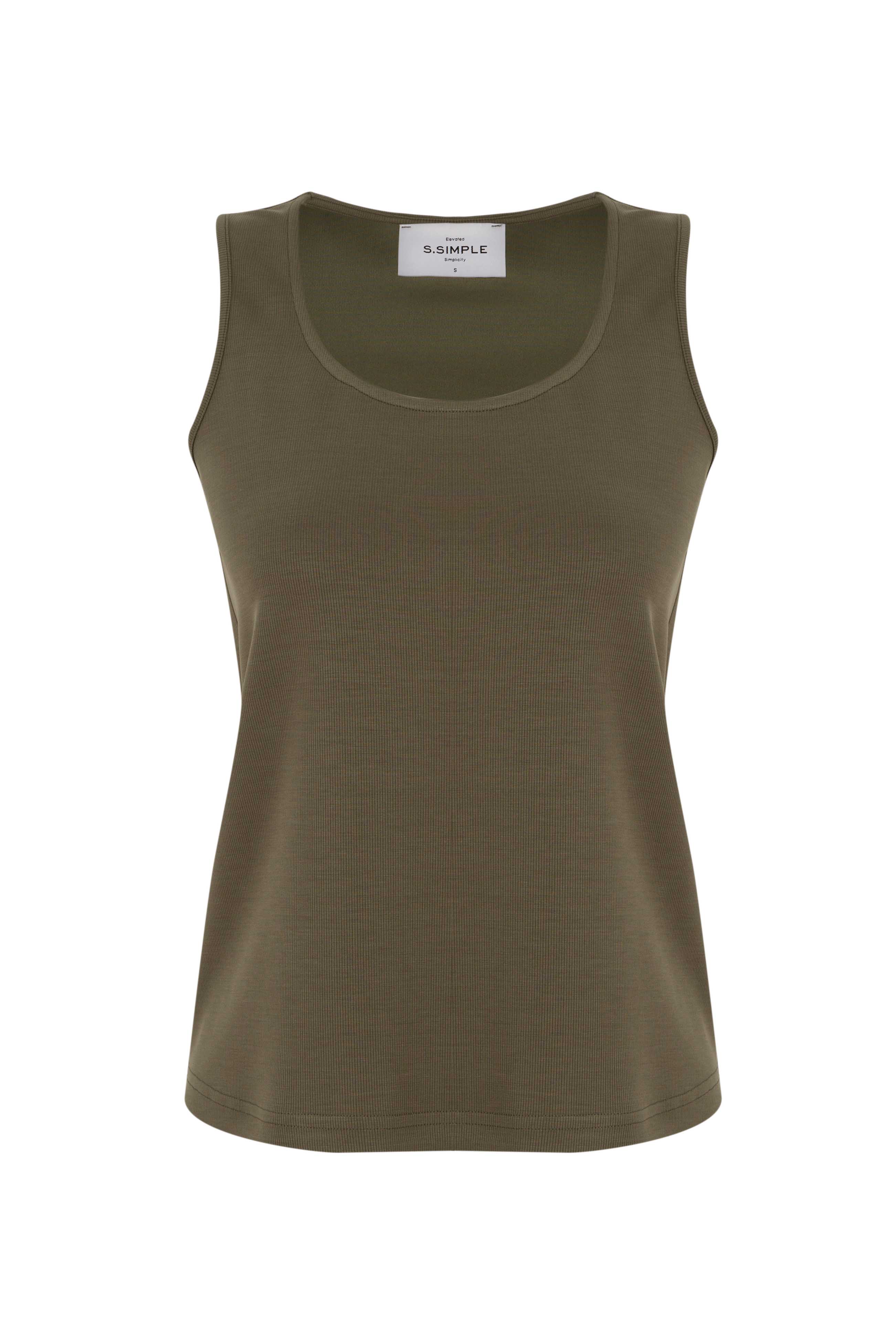 Signature Knit Haki Top