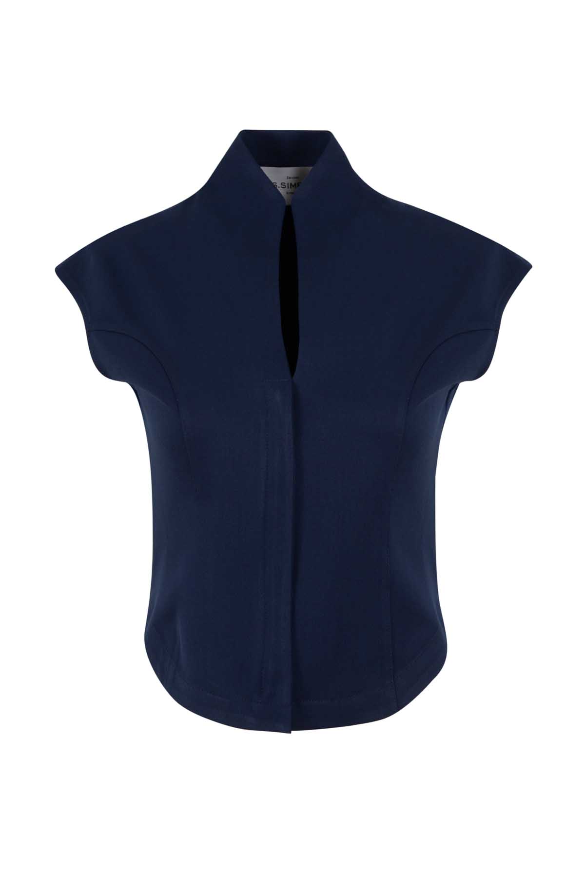 Aline Lacivert Top