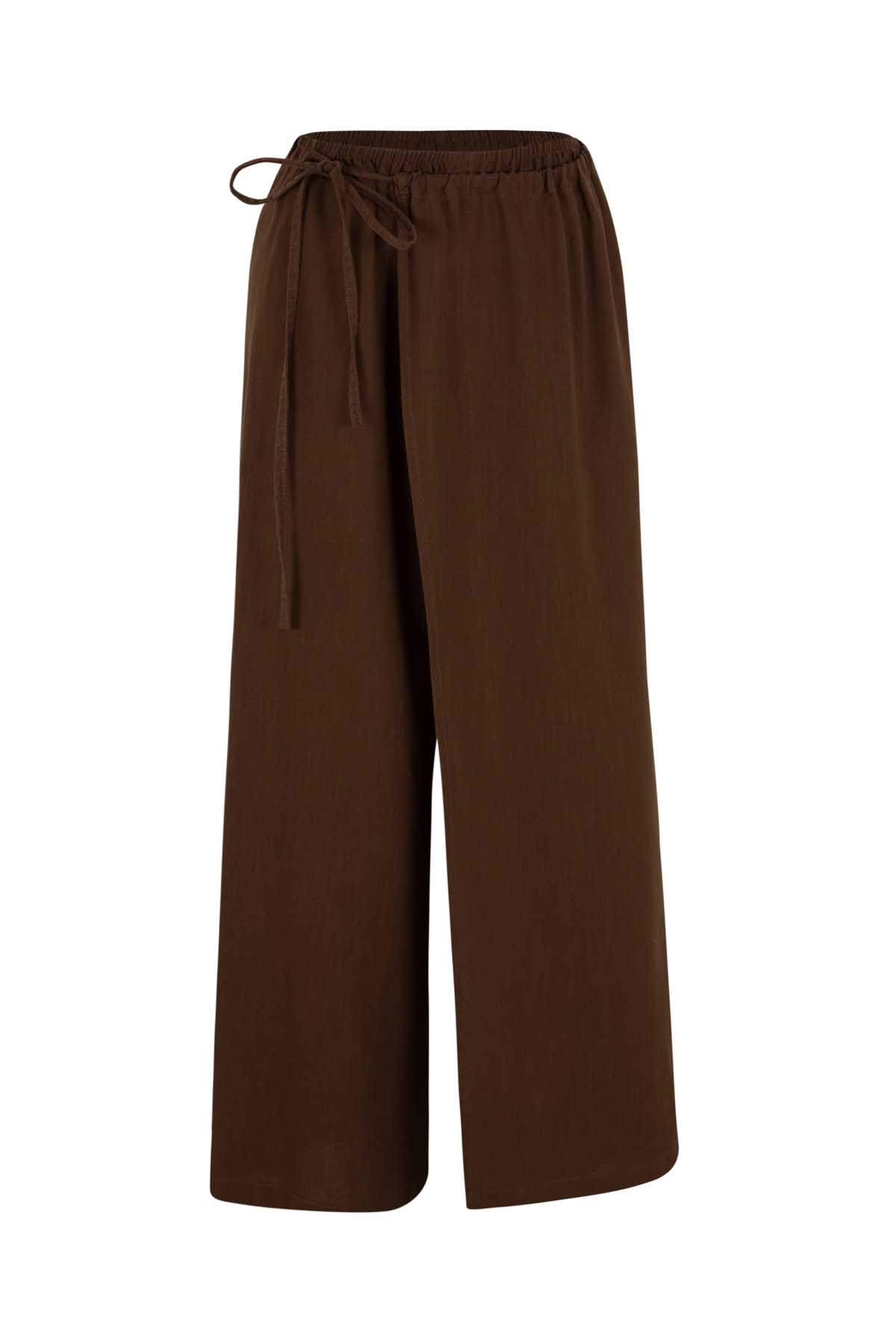 Ease Tie Kahve Pants