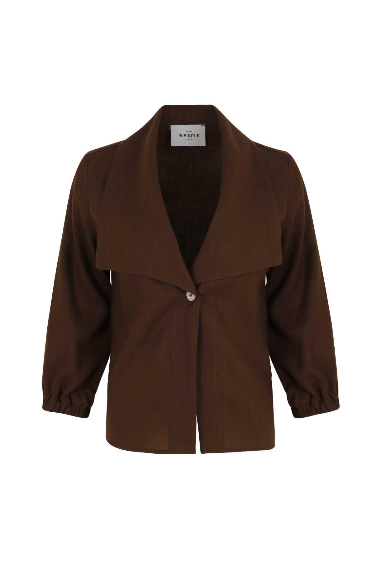 Porto Linen Kahve Top