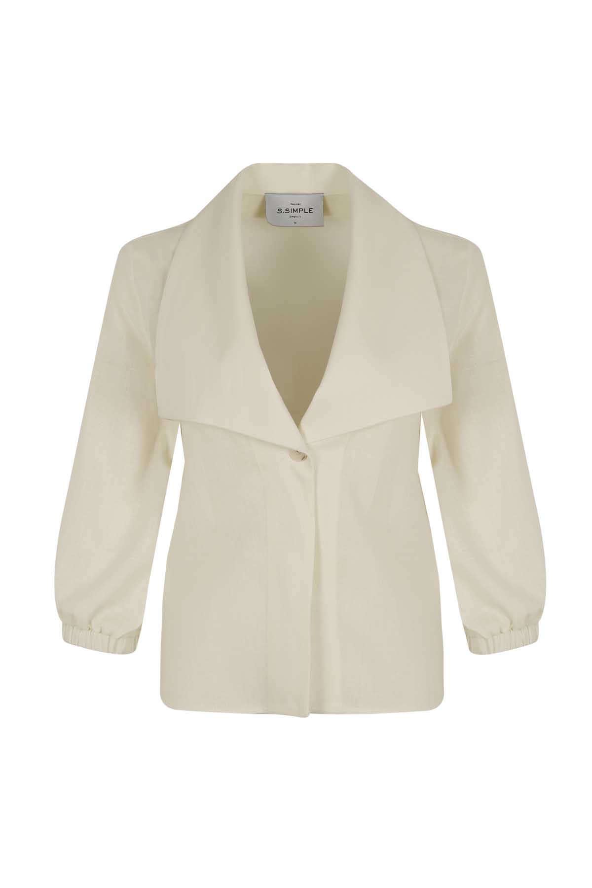 Porto Linen Beyaz Top