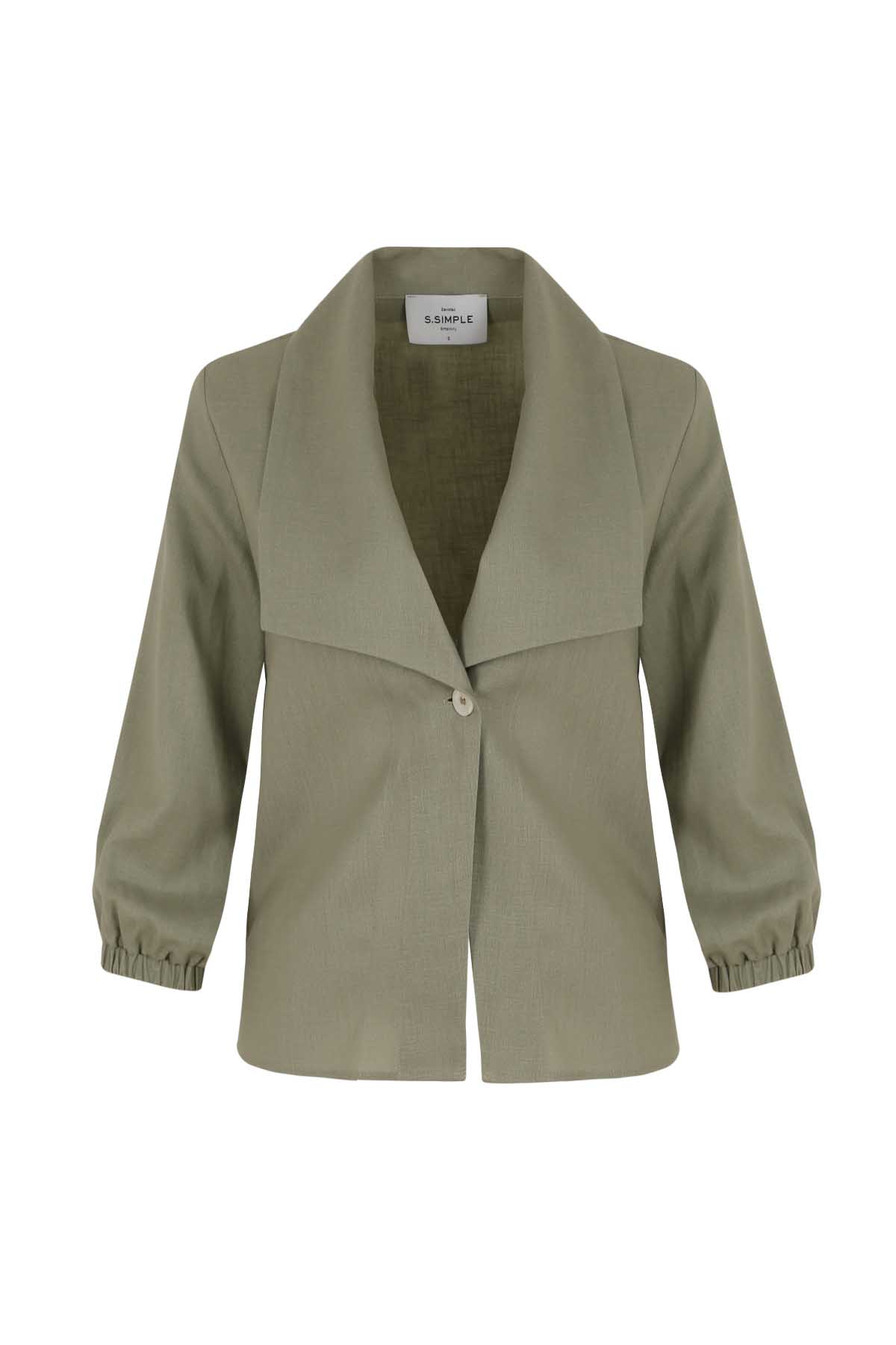 Porto Linen Haki Top