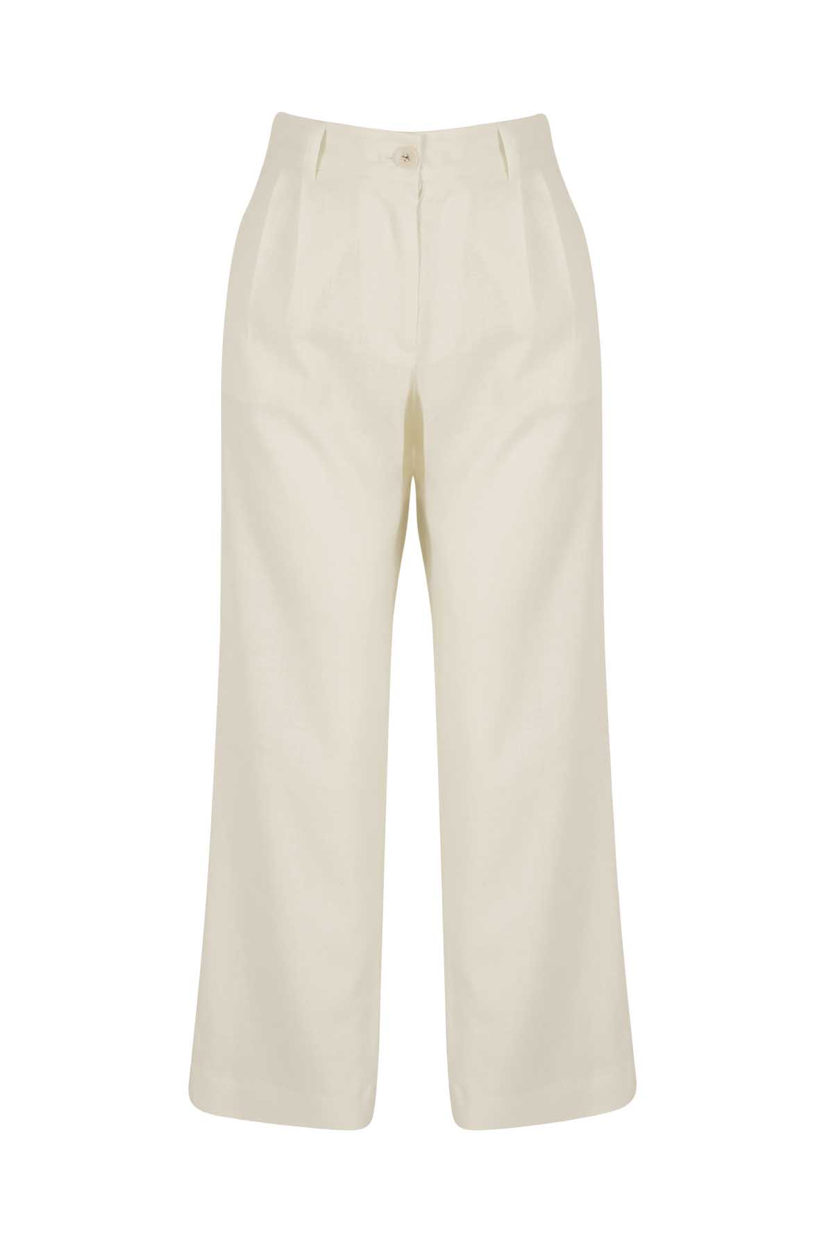 Comfort Beyaz Pants