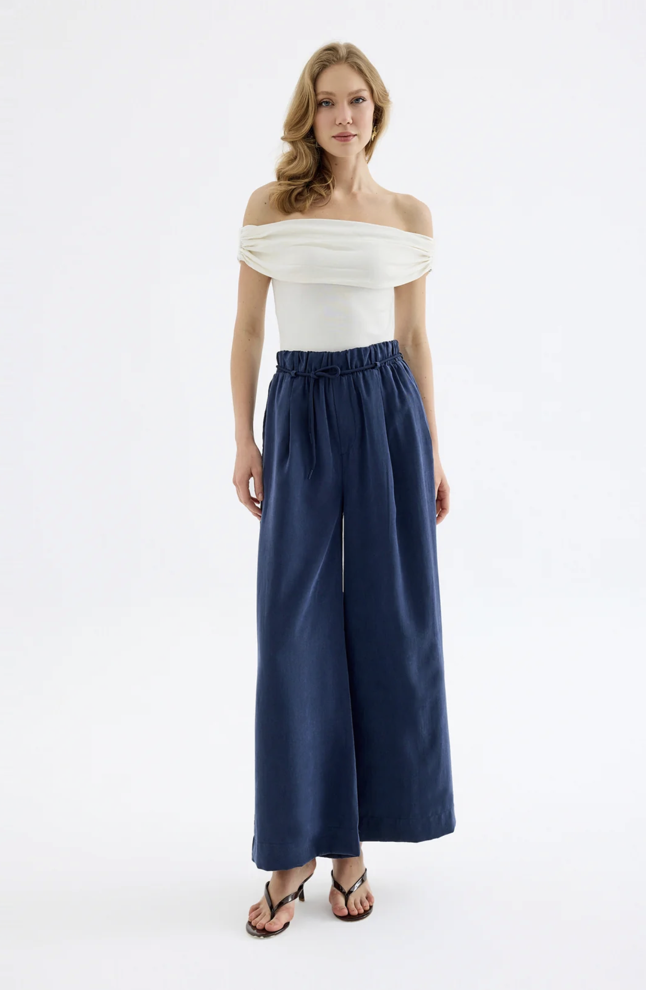 Calira Modal Lacivert Pantolon