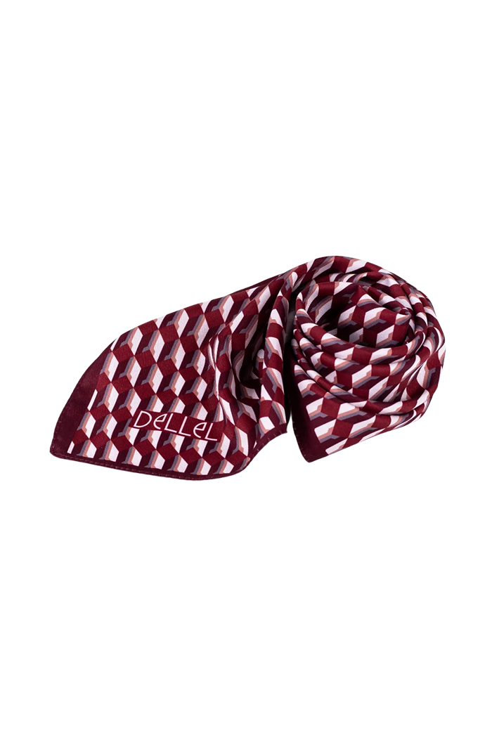 Bordo Monogram Fular