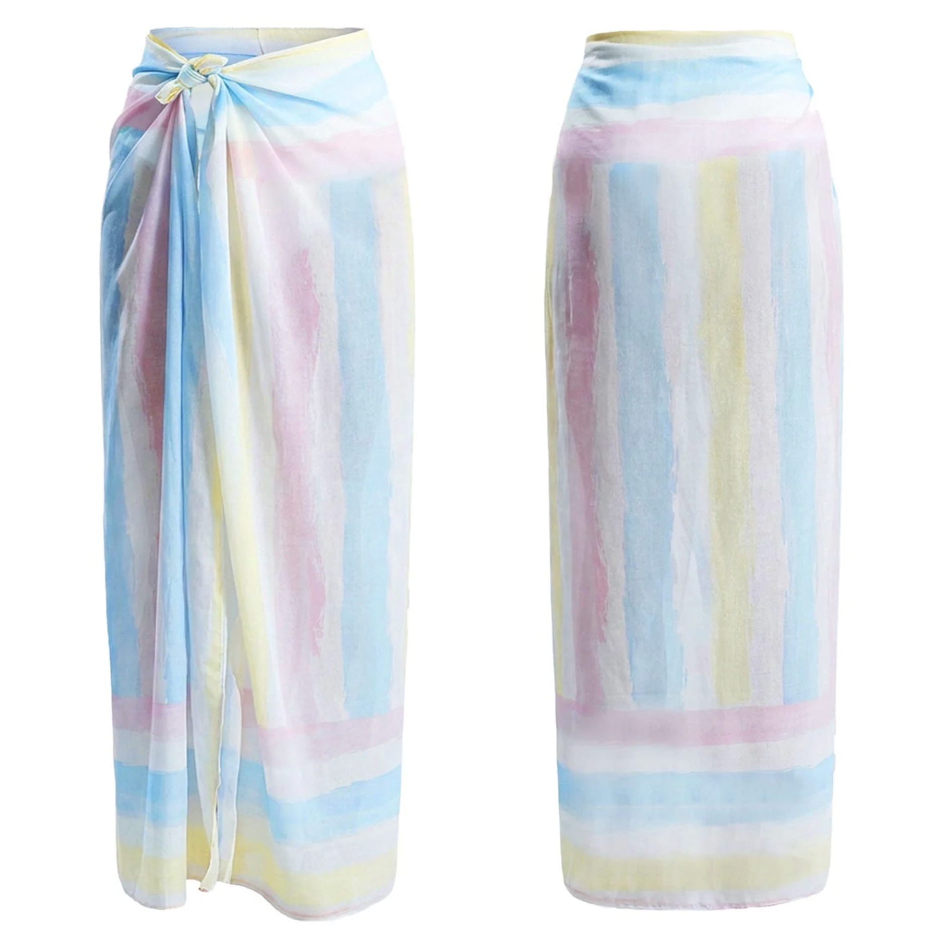 Stripe Pastel Çizgi Pareo