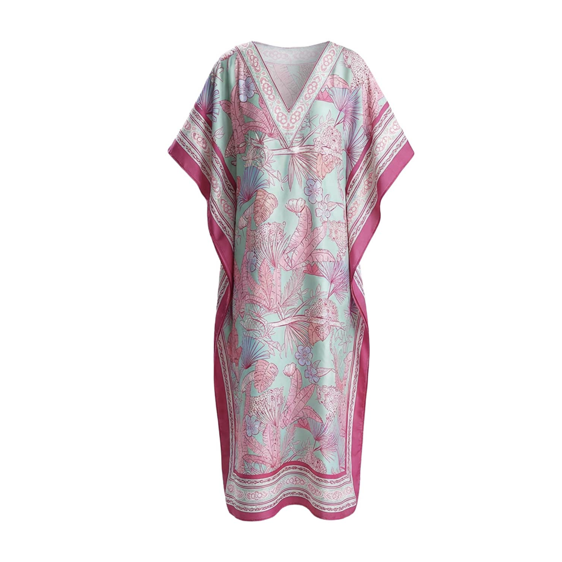 Agua Saten Kaftan