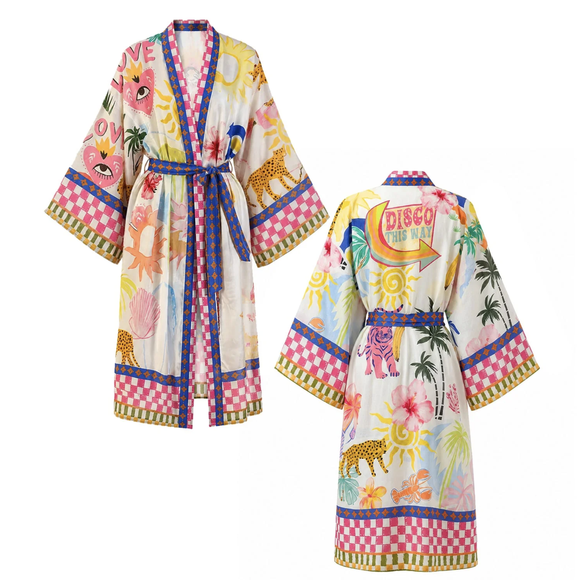 Mercy Keten Dokulu Kimono