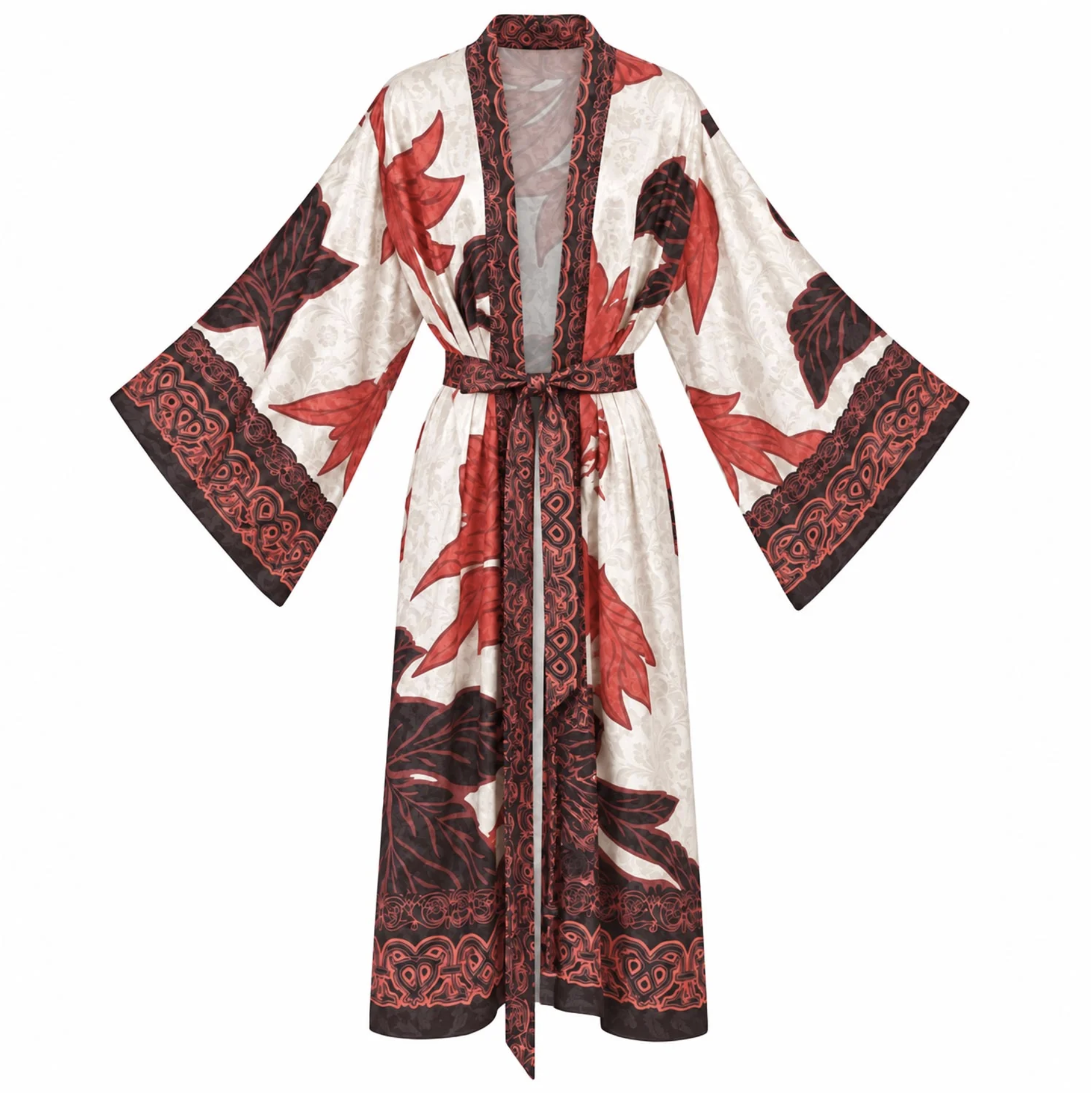Sahara Jakar Dokuma Saten Kimono