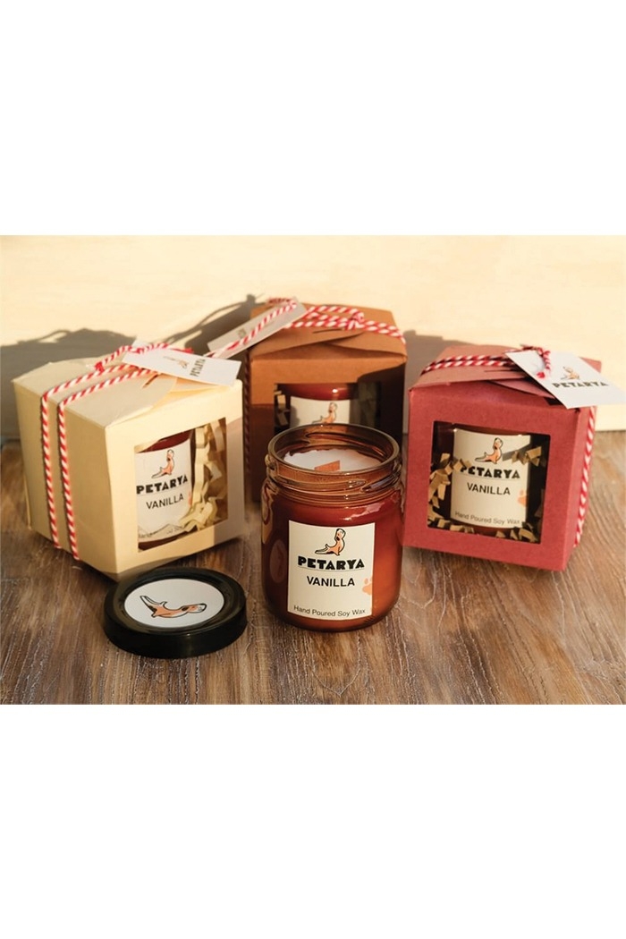 Doğal Vanilya Esanslı Vegan Soya Mumu