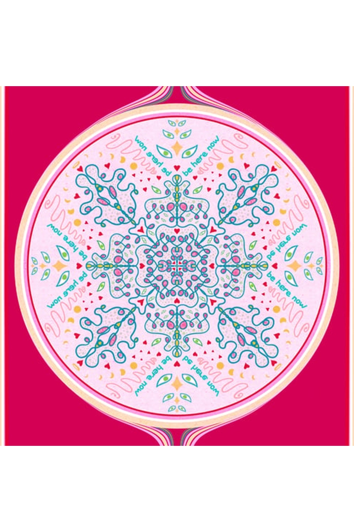 Madala Series 4.1 mm Be Here Now Doğal Kauçuk Kaydırmaz Yoga Matı