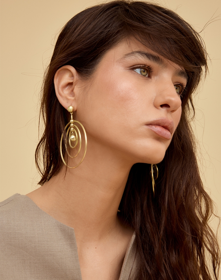 BERRI COLLECTION EARRINGS	 AVASI KUPE	PIRINC