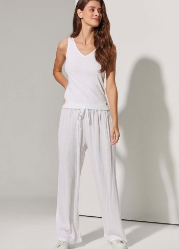 Beach Beyaz Kadın Pantolon