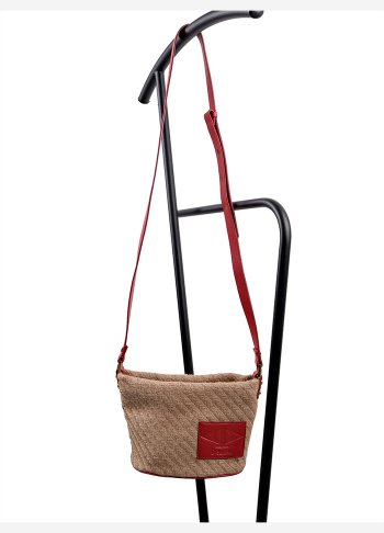 Kırmızı Msg Hasır Çanta