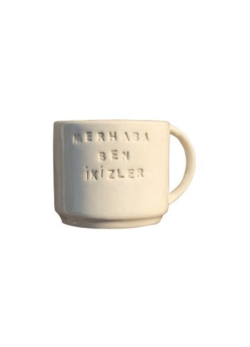 El Yapımı Seramik Burç Kupası - İkizler