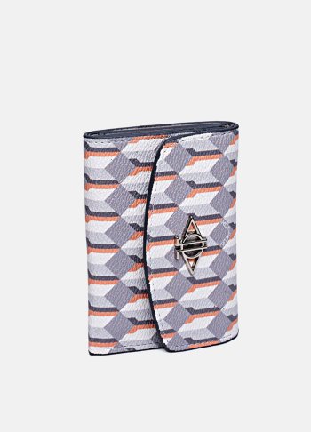 Gri Monogram Cüzdan