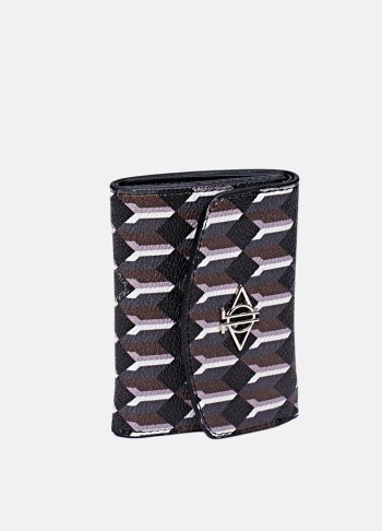 Siyah Monogram Cüzdan